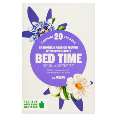 ASDA Bed Time Camomile tea bags 30g - British product