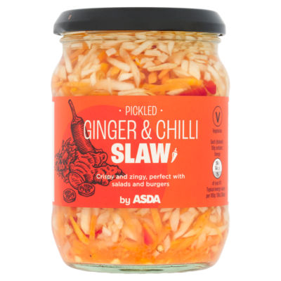 ASDA pickled ginger red chilli slaw 340g - British product