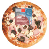 ASDA woodfired prosciutto funghi sourdough pizza 445g - British product