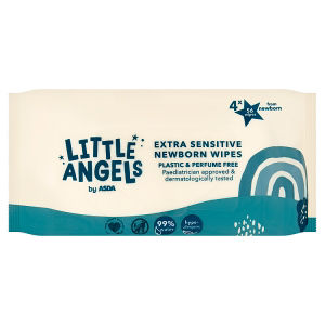ASDA baby wipes extra sensitive newborn 4 pack (British brand)