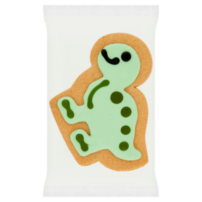 ASDA Dinosaur Gingerbread Biscuit Coloured Icing - British product