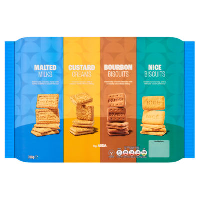 ASDA mixed biscuit selection 700g (British brand)