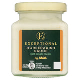 ASDA horseradish sauce with single cream 195g - British product