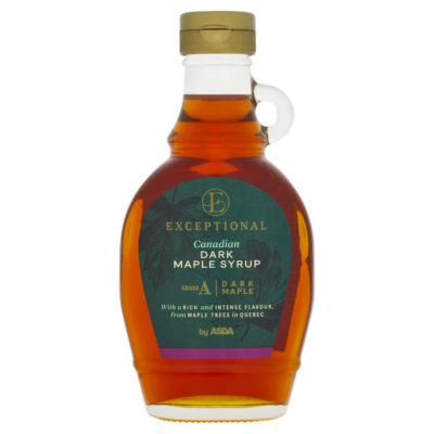 ASDA dark maple syrup 250g (British brand)