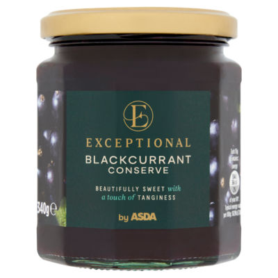 ASDA blackcurrant conserve 340g - British product