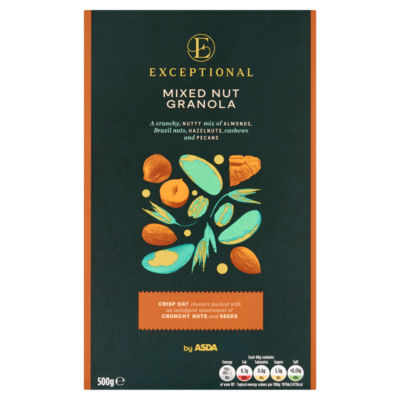 ASDA mixed nut granola 500g - British product