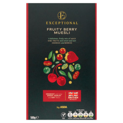 ASDA fruity berry muesli 500g - British product