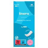 ASDA ASDA Regular Panty Liners 30 Count- Buy online at McGrocer
