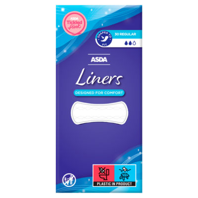 ASDA Regular Panty Liners 30 Pack - British product