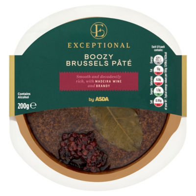 ASDA Boozy Brussels Pâté 200g - British product
