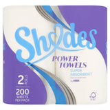 ASDA Shades Super Absorbent Power Towels 2 rolls - British product