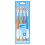 ASDA medium complete care toothbrushes 4 pack, UK version