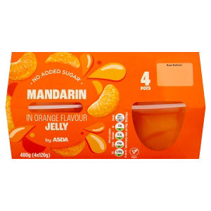 ASDA mandarin orange jelly 480g (British brand)