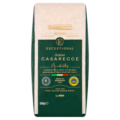 ASDA Italian Casarecce pasta 500g (British brand)