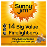 Sunny Jim Big Value firelighters 14 count wrapped (British brand)