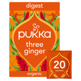 ASDA Pukka Organic Three Ginger Home Compostable Herbal Tea Bags 20 Bags- Buy online at McGrocer