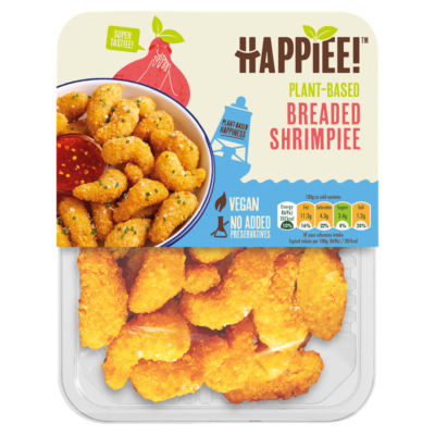 Happiee plant-based breaded Shrimpiee 180g, UK version