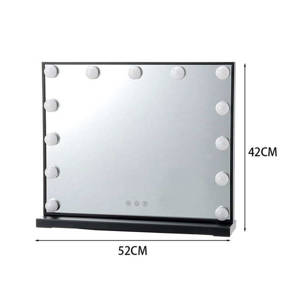 Livingandhome LED Makeup Vanity Mirror 52x42cm, imported from the UK