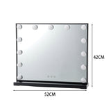 Livingandhome LED Makeup Vanity Mirror 52x42cm, imported from the UK
