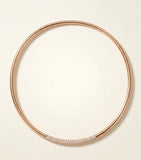 Cartier Juste un Clou rose gold diamond torque necklace (British brand)