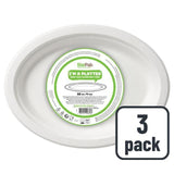 White Microwaveable Buffet Platters   3 per pack GOODS M&S