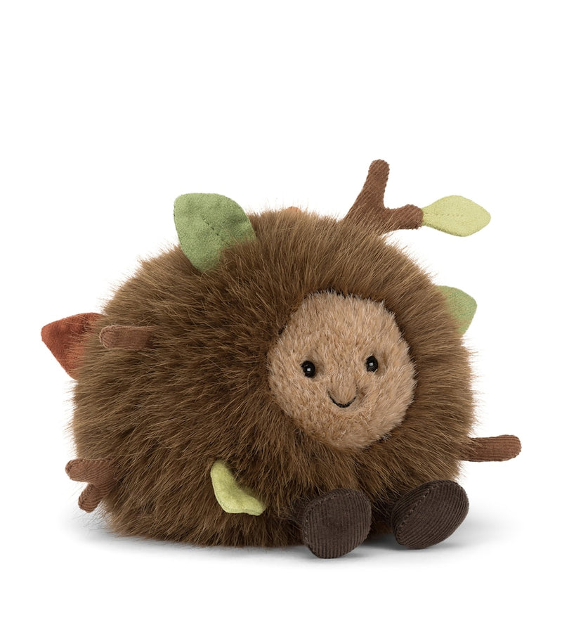 Jellycat Amuseables Mulshi Woodland Floor plush toy 13cm, imported from the UK