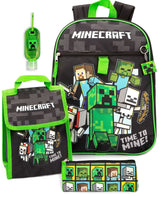 Next Vanilla Underground Black Minecraft Backpack Set- Buy online at McGrocer