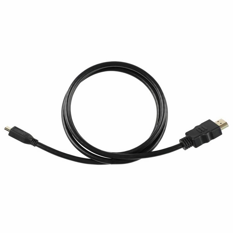 Micro HDMI cable black 3m, UK version