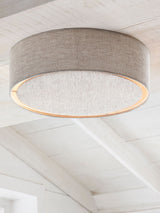 Next Oatmeal Malvern 2-Light Flush Ceiling Light 40cm- Buy online at McGrocer