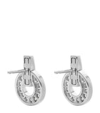 Bvlgari BVLGARI earrings 18kt white gold diamond (British brand)