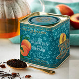 Black tea with peach loose leaf caddy 125g (British brand)