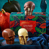Fortnum's chocolate skulls white, milk and dark 110g, imported from the UK