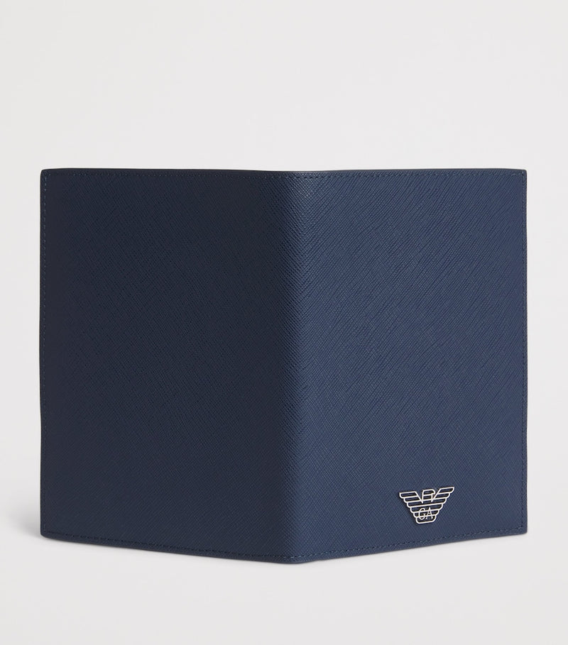 Emporio Armani leather passport holder - British product
