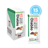 Holland & Barrett Diablo No Added Sugar Milk Chocolate Bar with Almonds 75g (Pack of 15)- Buy online at McGrocer