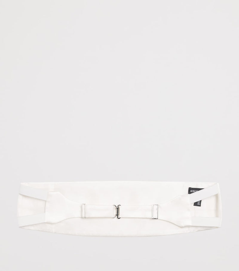 Giorgio Armani silk cummerbund, imported from the UK