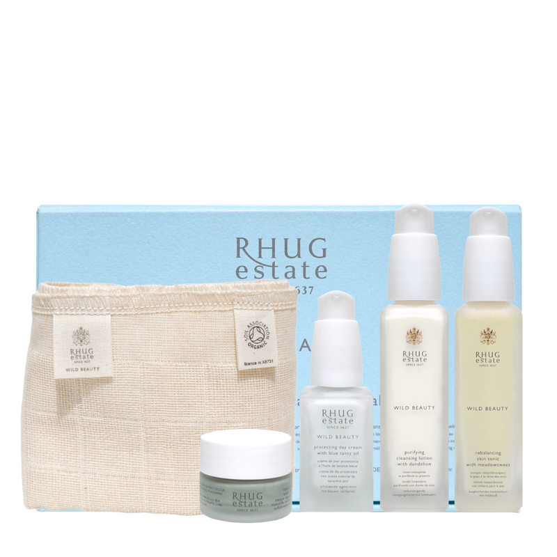 Wild Beauty by Rhug Estate skincare gift set, imported from the UK