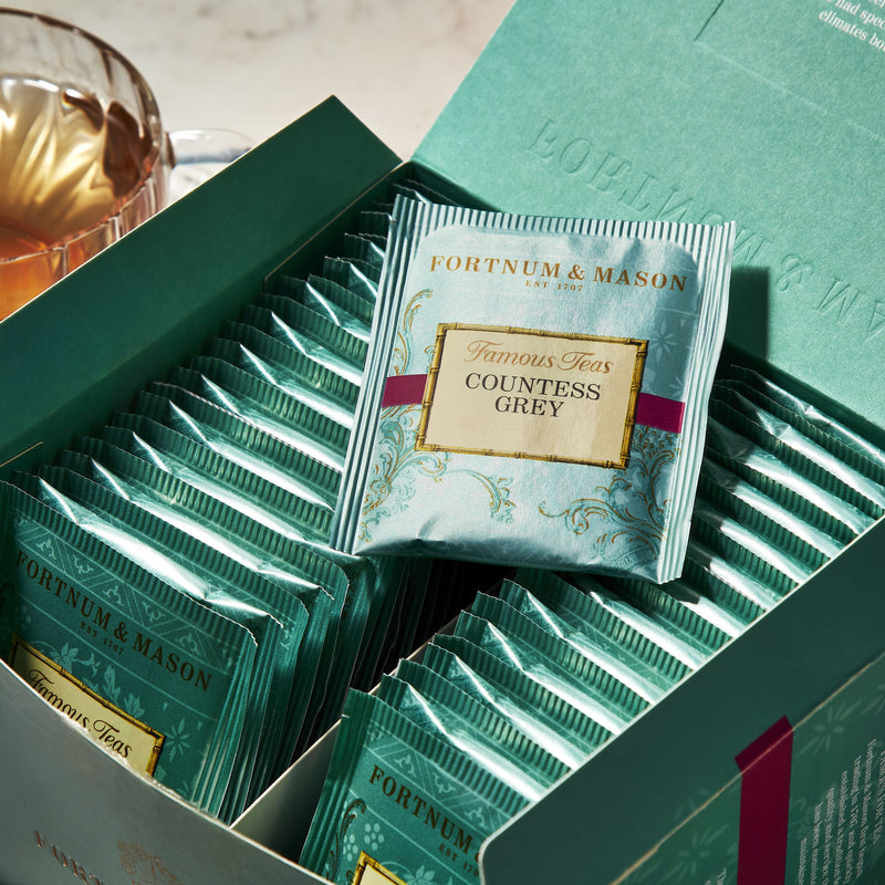 Fortnum's Countess Grey tea bags 50 count 100g, imported from the UK