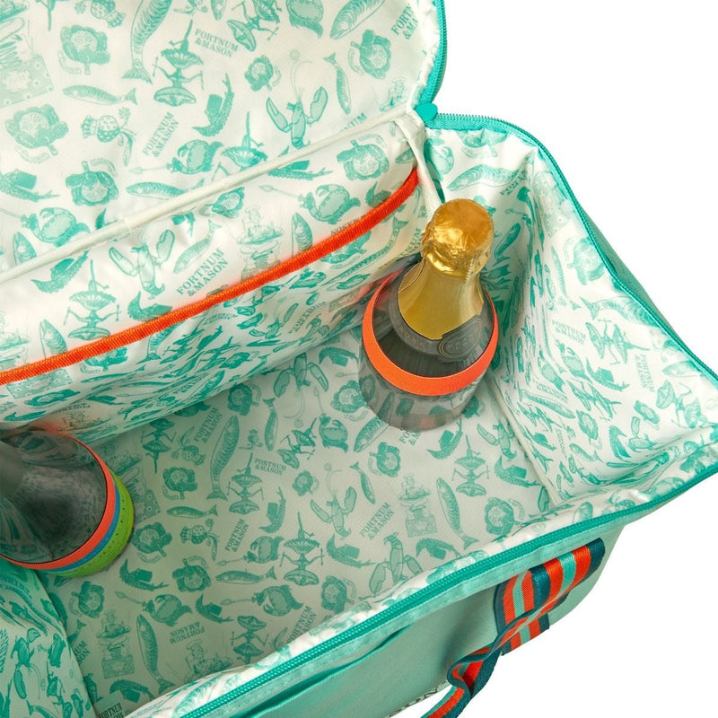 Fortnum's picnic cool bag Eau de Nil, imported from the UK