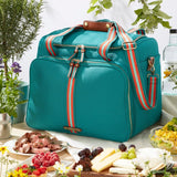 fortnum Fortnum's Canvas Cool Bag, Eau de Nil- Buy online at McGrocer
