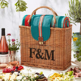 Fortnum's Hamper Tote with Waterproof Picnic Blanket, imported from the UK