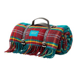 Fortnum's tartan waterproof picnic blanket 150cm x 183cm, imported from the UK