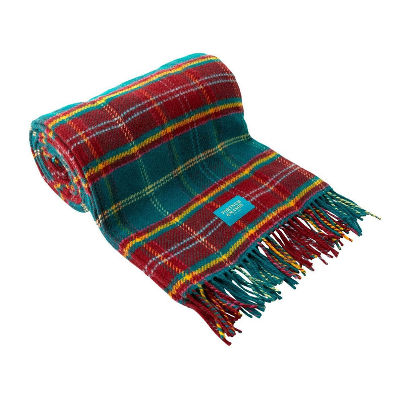 Fortnum's tartan waterproof picnic blanket 150cm x 183cm, imported from the UK