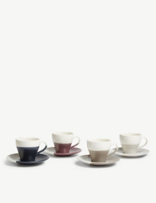 Royal Doulton porcelain espresso cup set of four 110ml (British brand)