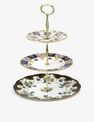 Royal Albert 100 Years 3-tier cake stand, UK version
