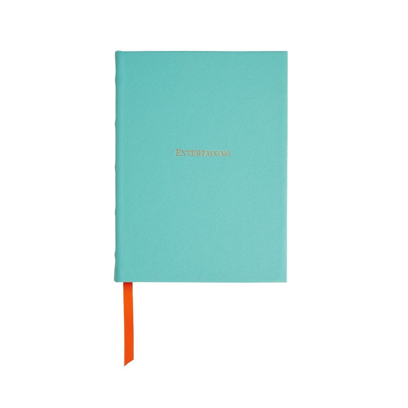 Fortnum's Leather Entertaining Book Eau de Nil - British product