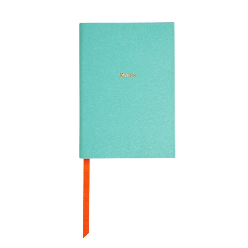Fortnum's Eau de Nil A5 leather notebook, imported from the UK
