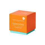 Fortnum's Four Seasons Clementine votive candle 75g, imported from the UK