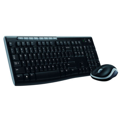 Logitech wireless keyboard and mouse combo MK270, UK version