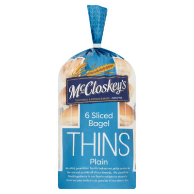 McCloskey's plain bagel thins 330g (British brand)