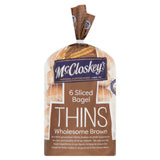 McCloskey's wholesome brown bagel thins 55g each (British brand)